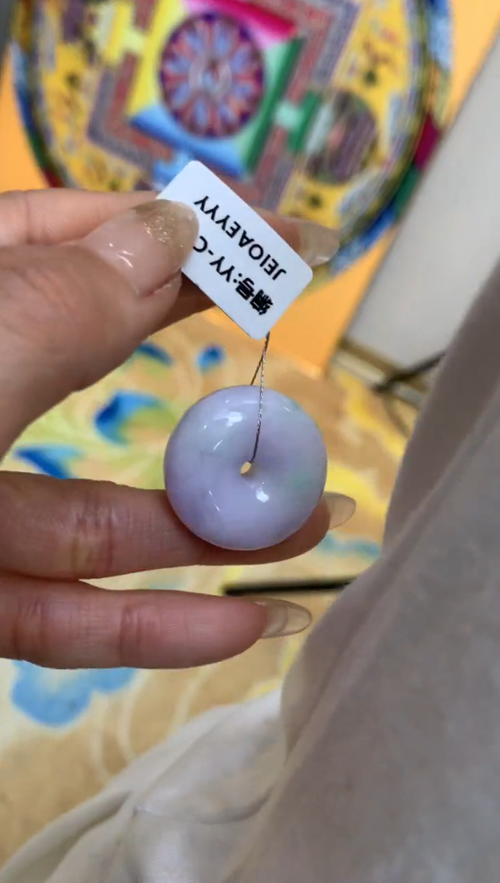 【闪购商品】翡翠颈饰未镶嵌平安扣