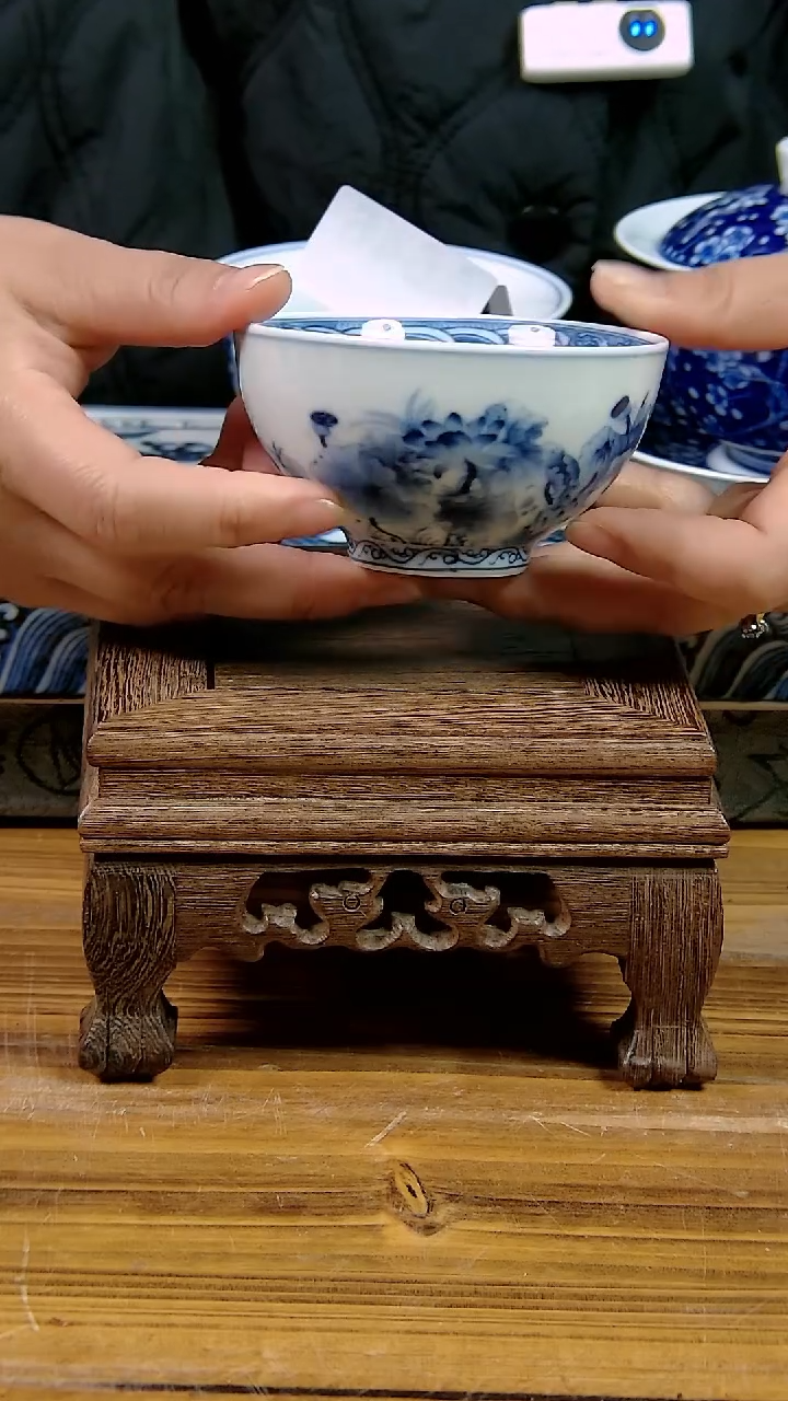 摆件景德镇陶瓷茶具茶杯摆件646