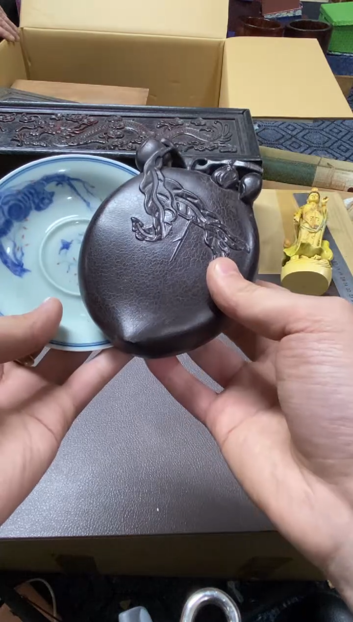 期**父高缘中古美术工艺品