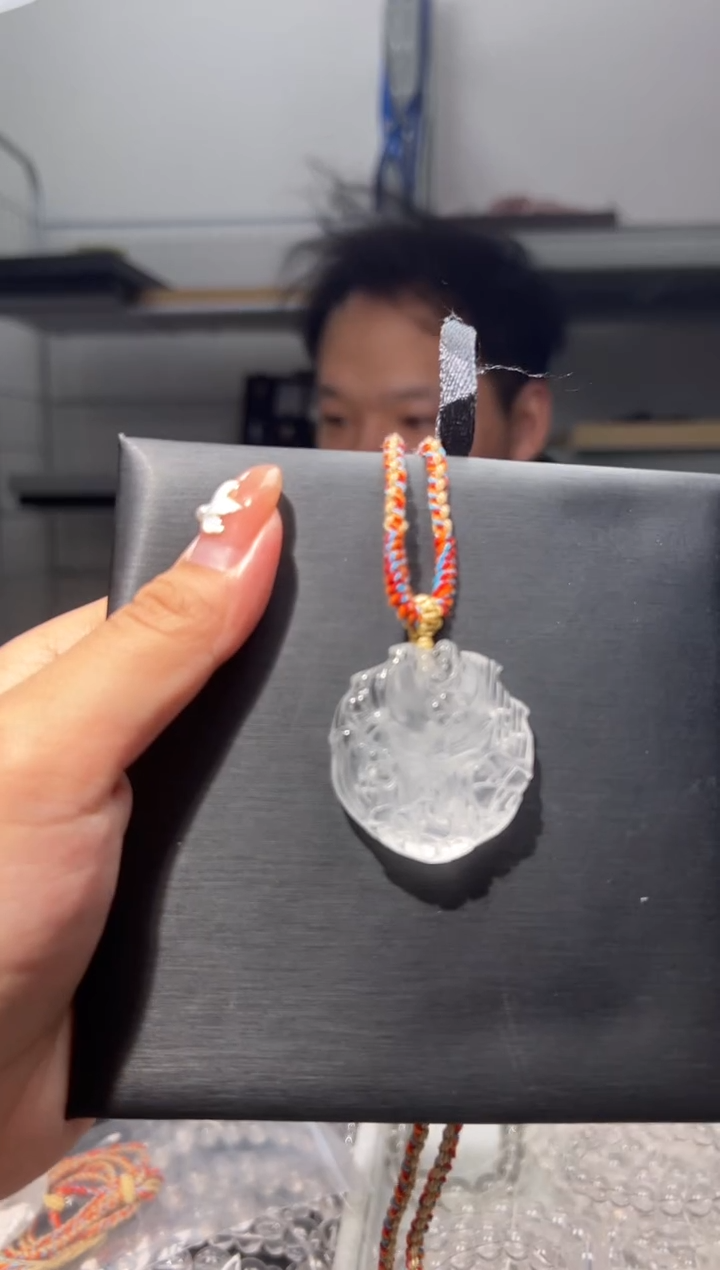 吊坠(不含链)未镶嵌水晶巴西白水晶狐狸牌2