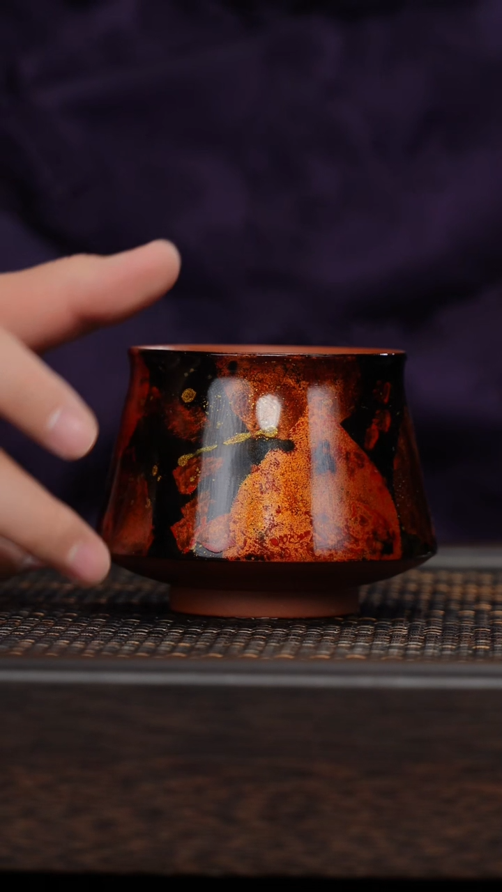 【闪购商品】紫砂茶杯非遗茶器-大漆杯