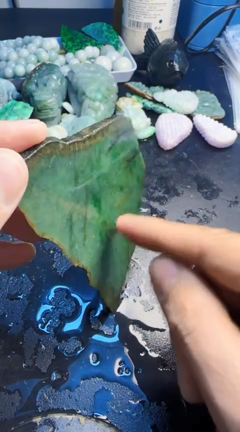 颈饰未镶嵌翡翠长**荣223