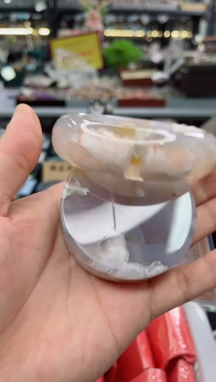 【闪购商品】石英质玉手镯未镶嵌65圈口（赠品镯心）3600407