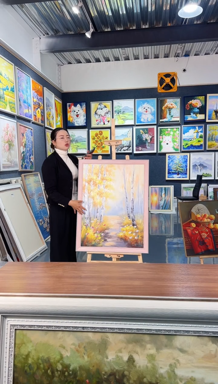 【闪购商品】油画50号 60*80 秋季2-手绘油画