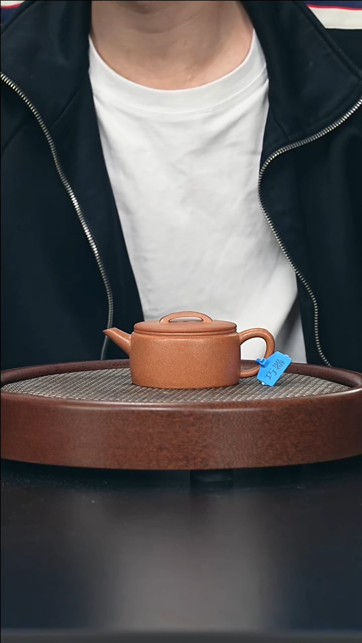 茶壶紫砂汉瓦-黄降坡-全手工微微瑕