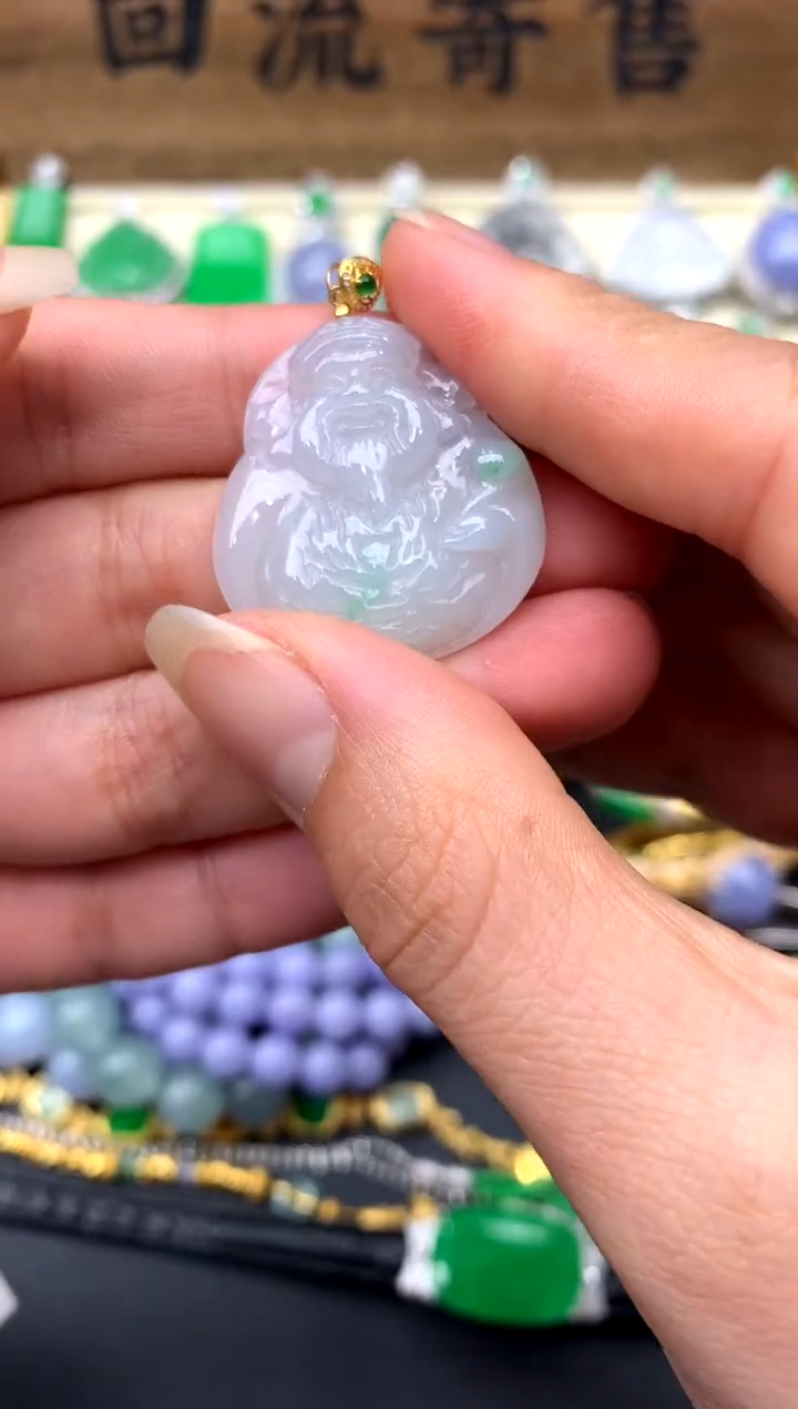 【闪购商品】翡翠颈饰18K金镶嵌128-中国好珍宝