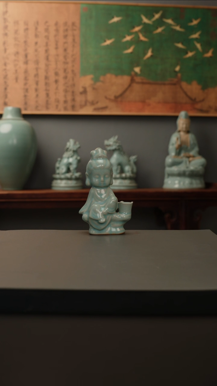 【闪购商品】杯仿古釉原矿 玉观音