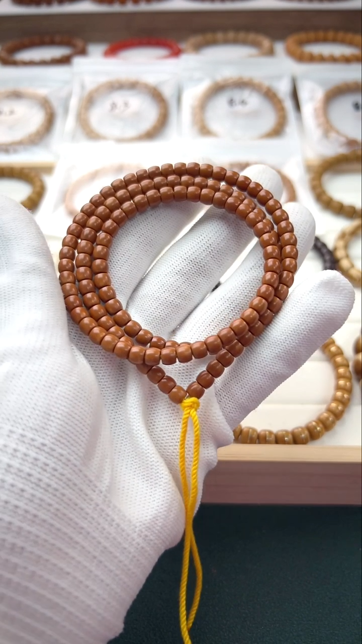 【闪购商品】橄榄核手串5.3橄榄核老油核核尖108