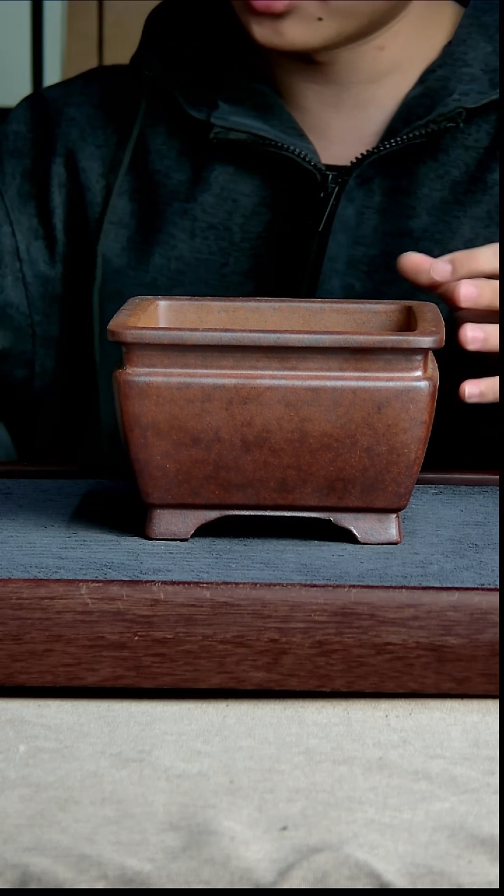 紫砂花盆15*10内径紫砂花盆