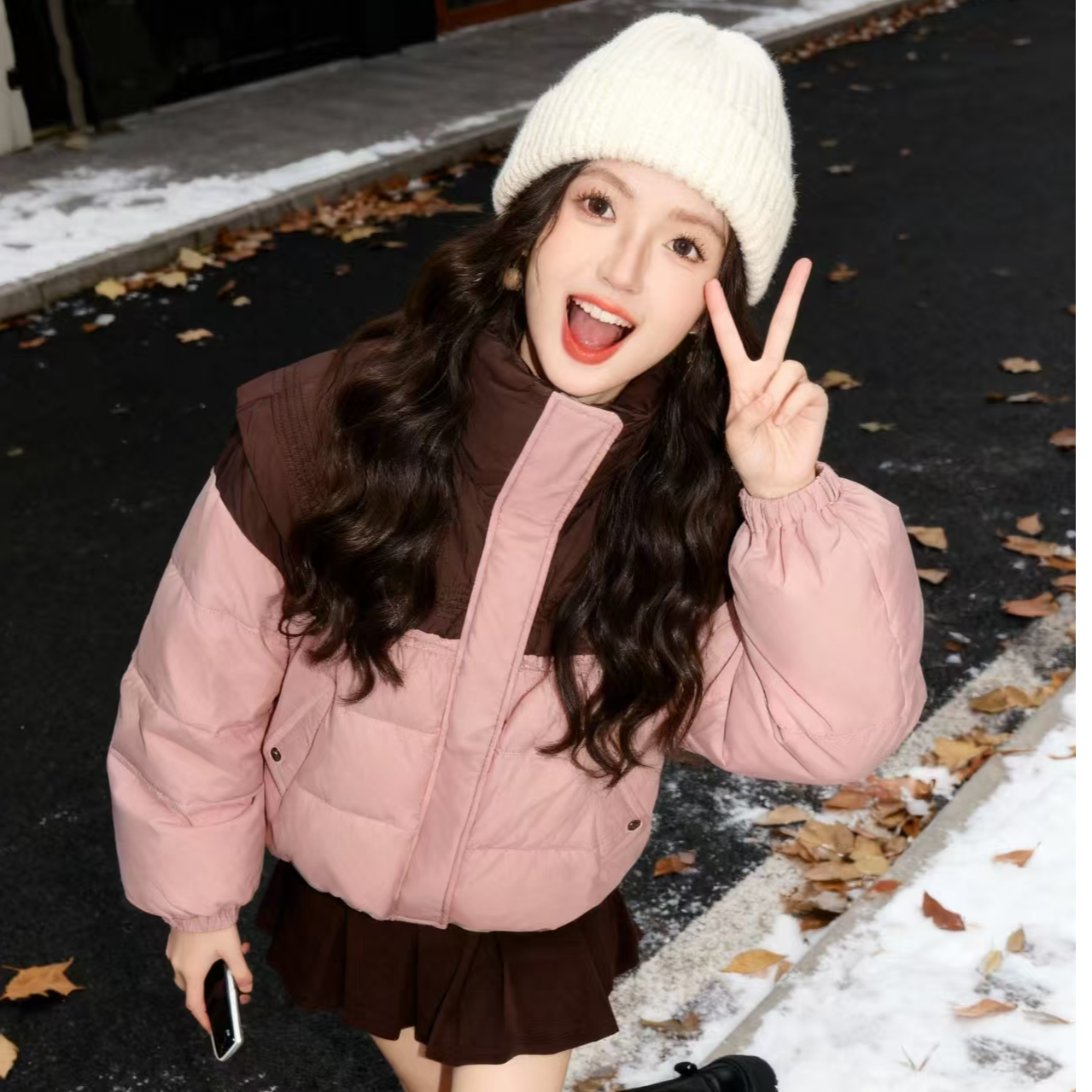 预编码715女短款外套女装宽松百搭时尚通勤休闲新款时尚宽松秋冬