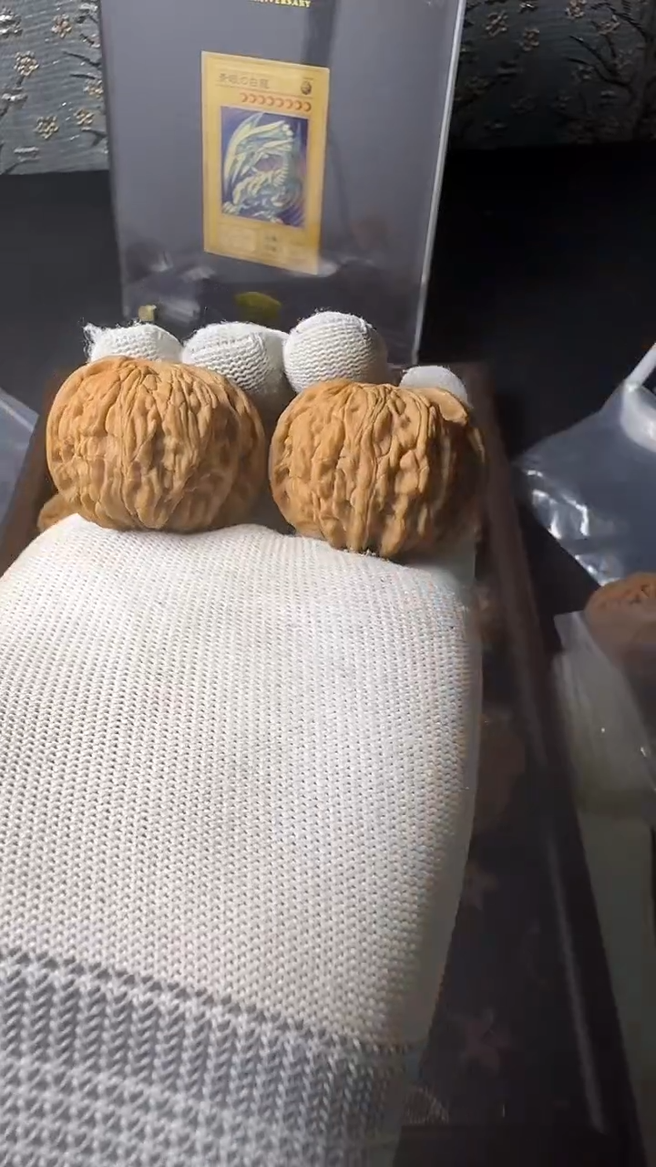 把件文玩核桃39mm磨盘文玩核桃