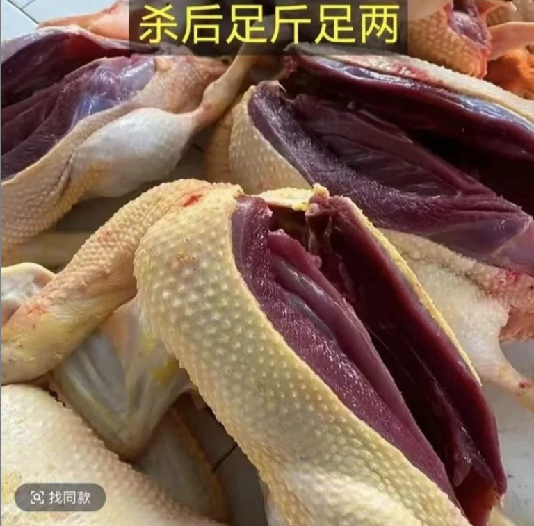 顺丰包邮(精选4只)  农家散养土鸭新鲜宰杀急冻锁鲜土鸭无掌翅