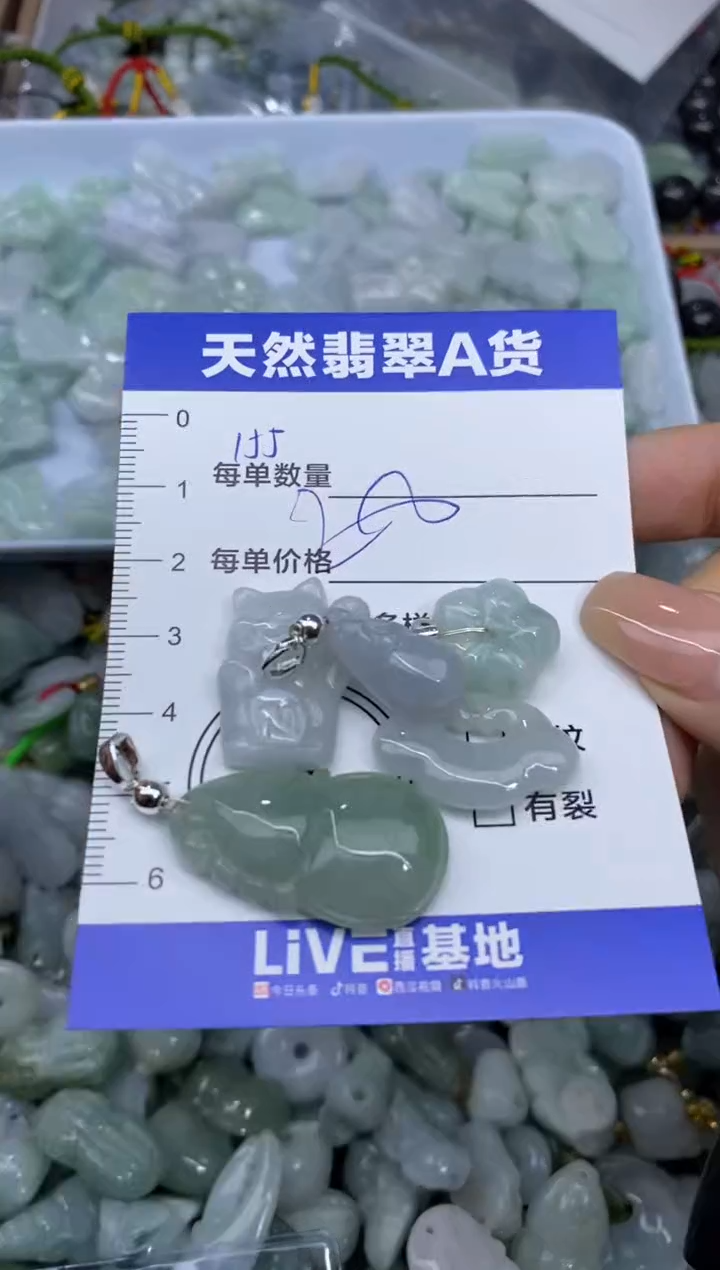 颈饰未镶嵌翡翠天然翡翠A货批量多样性发一件