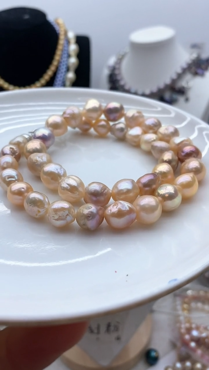 【闪购商品】淡水珍珠颈饰钛钢177