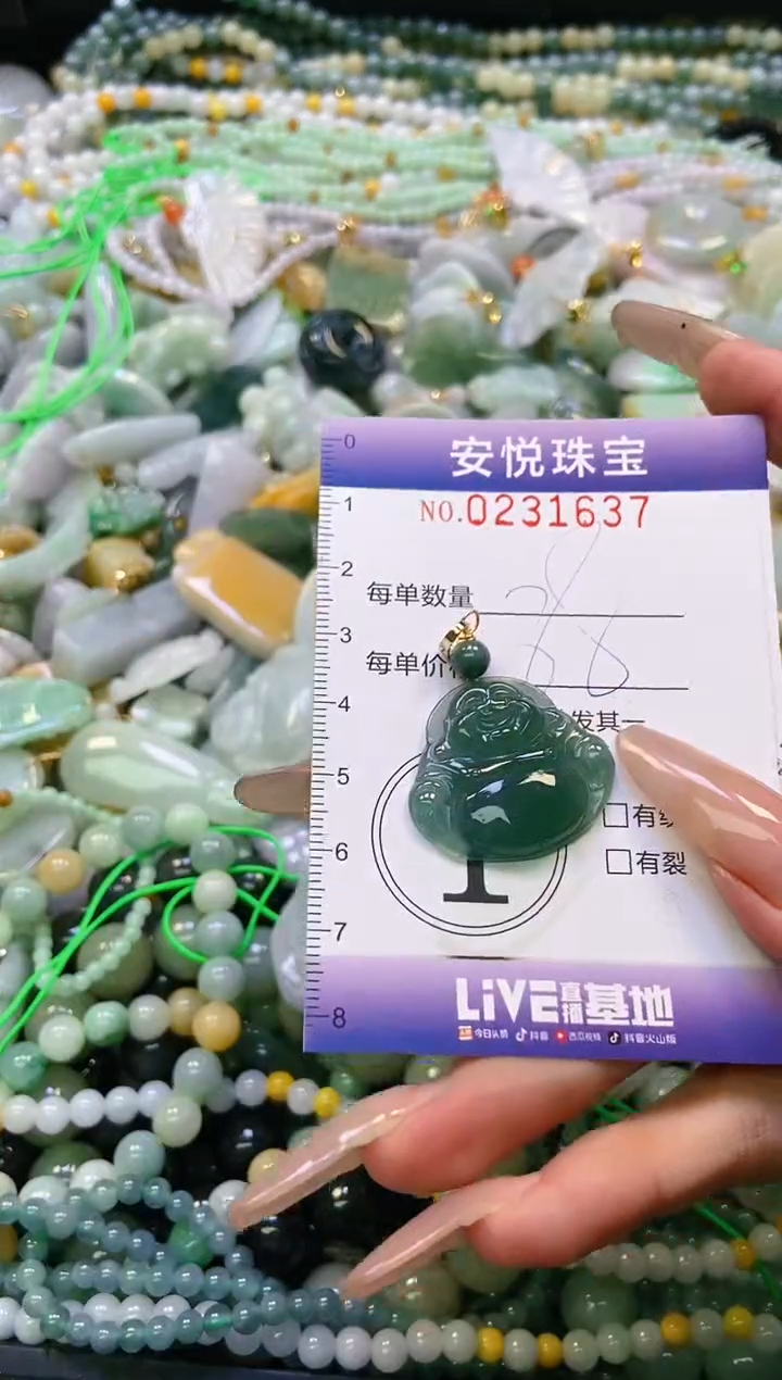 翡翠挂件未镶嵌闪购0231637