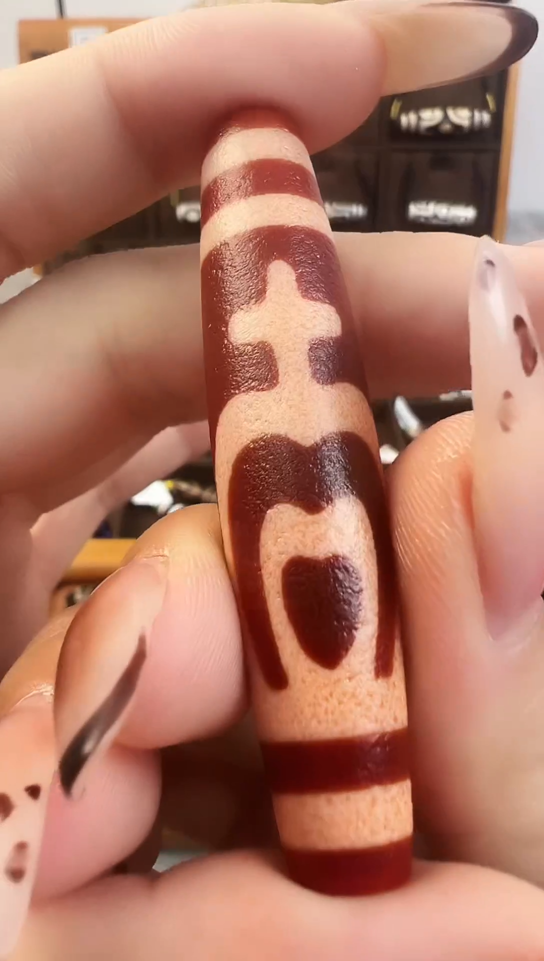 玛瑙/玉髓（覆膜）颈饰未镶嵌36.（微瑕）