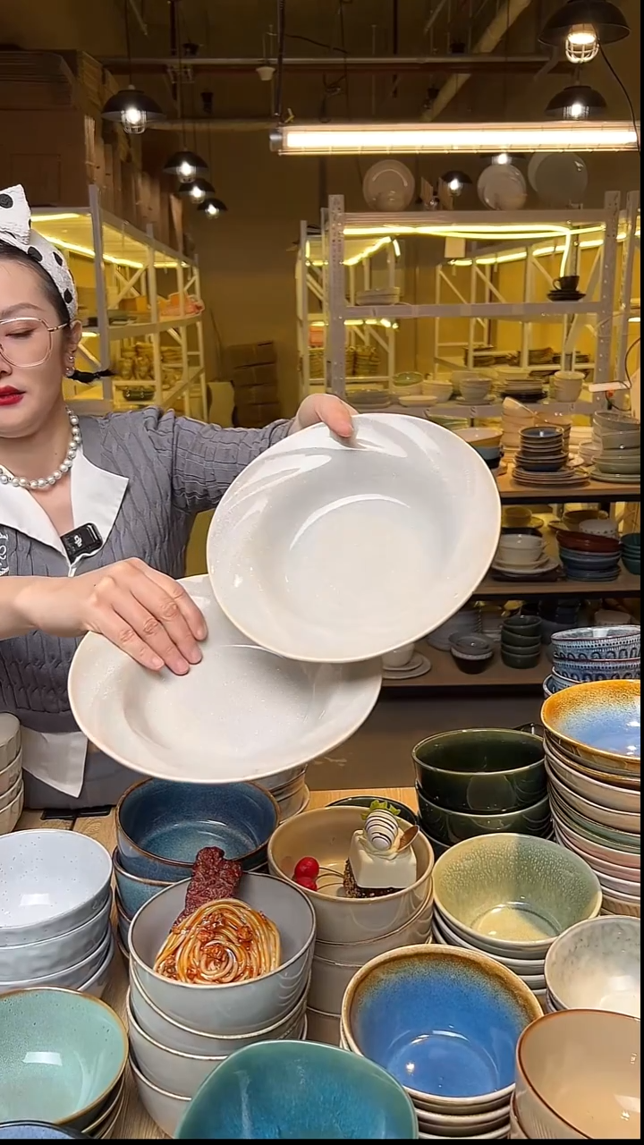 瓷259外贸尾货窑变釉下彩默认微瑕