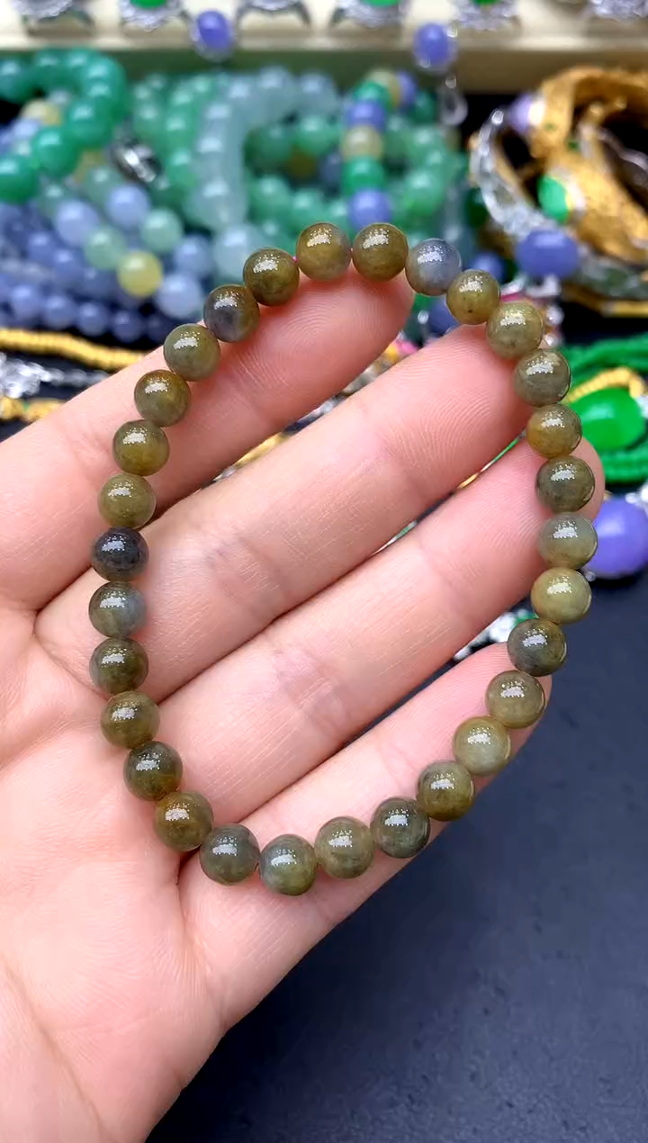 未镶嵌手串翡翠1-中国好珍宝