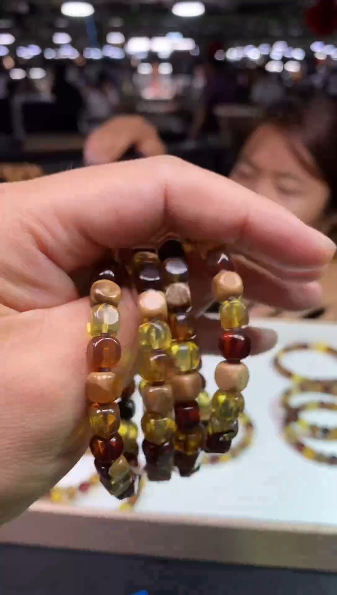 未镶嵌琥珀手串卡7+ 方糖款手串多样性发其一