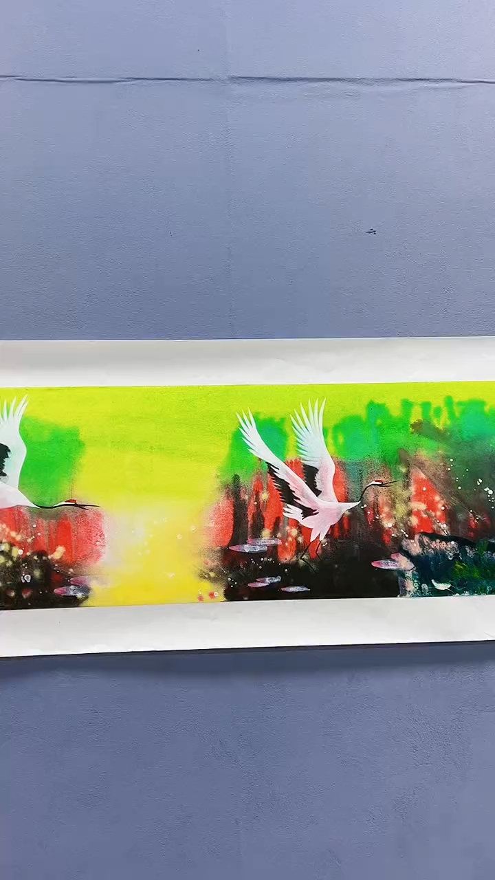 【闪购商品】绘画赵燮绘画2.2平尺仙鹤