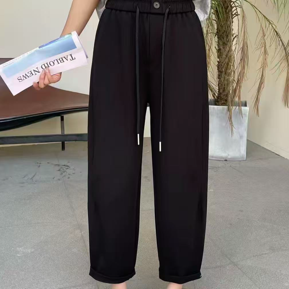 1939 大码女装弯刀裤显瘦百搭时尚裤子