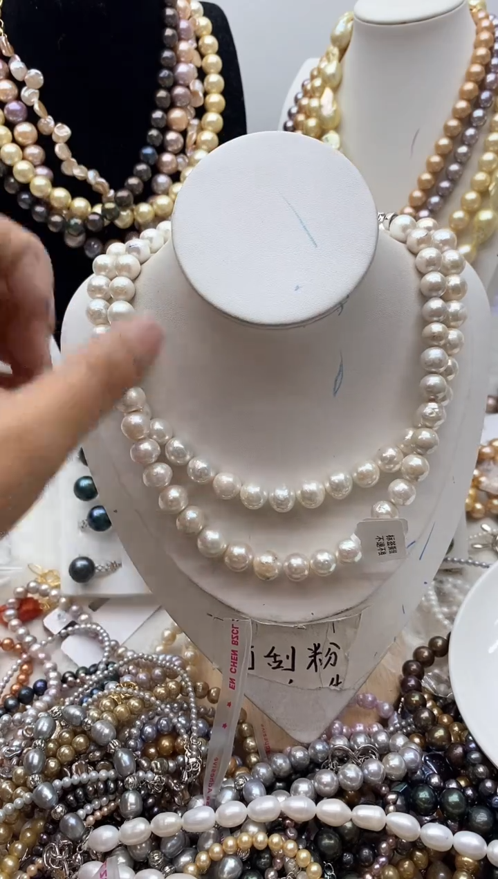 【闪购商品】淡水珍珠颈饰钛钢118