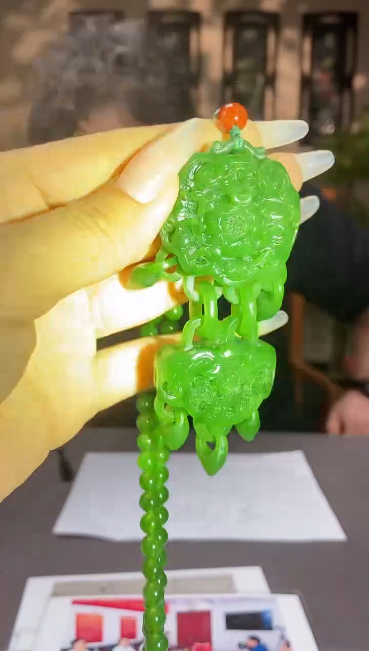 和田玉未镶嵌颈饰A539