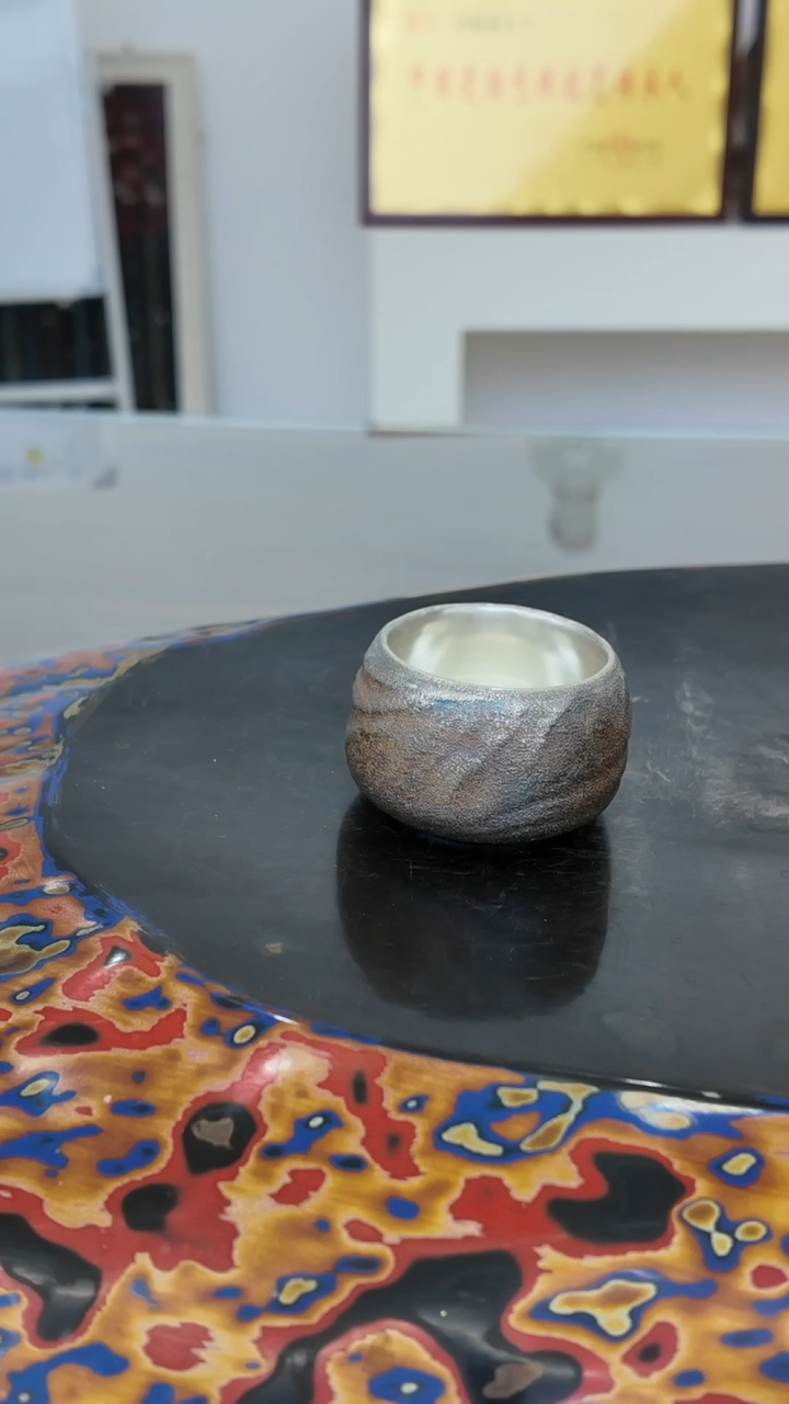 何赋森甄选——岩彩银杯