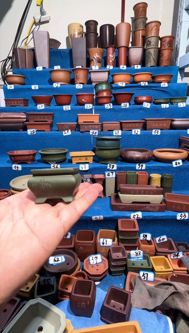 【闪购商品】紫砂紫砂花盆4*2.5