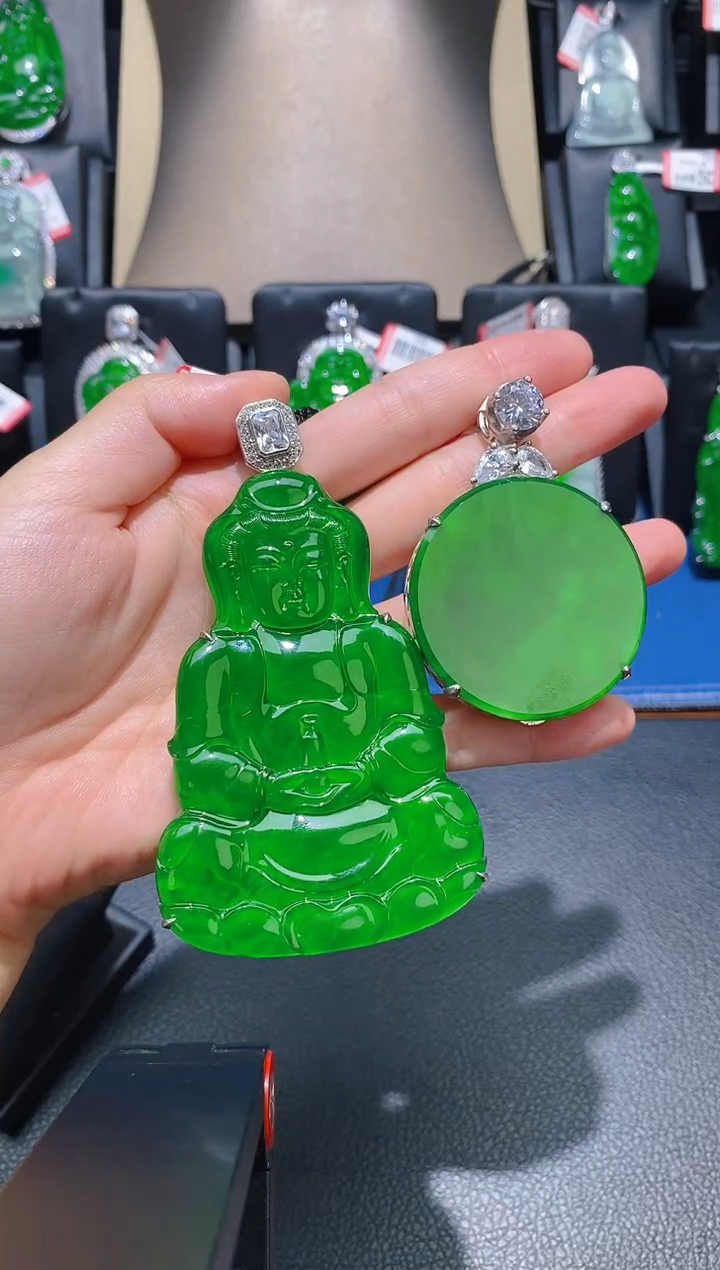 【闪购商品】翡翠颈饰未镶嵌天然A货翡翠01 多样性
