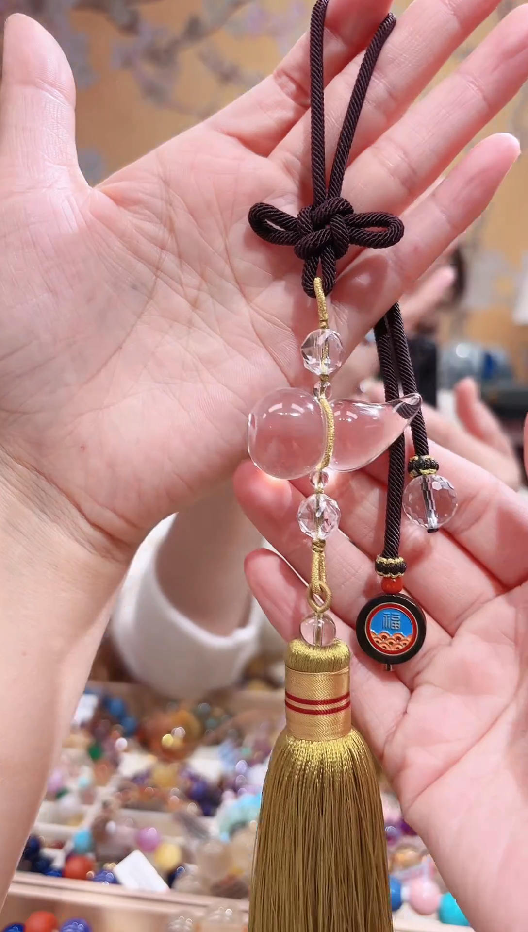 未镶嵌车挂水晶葫芦车挂