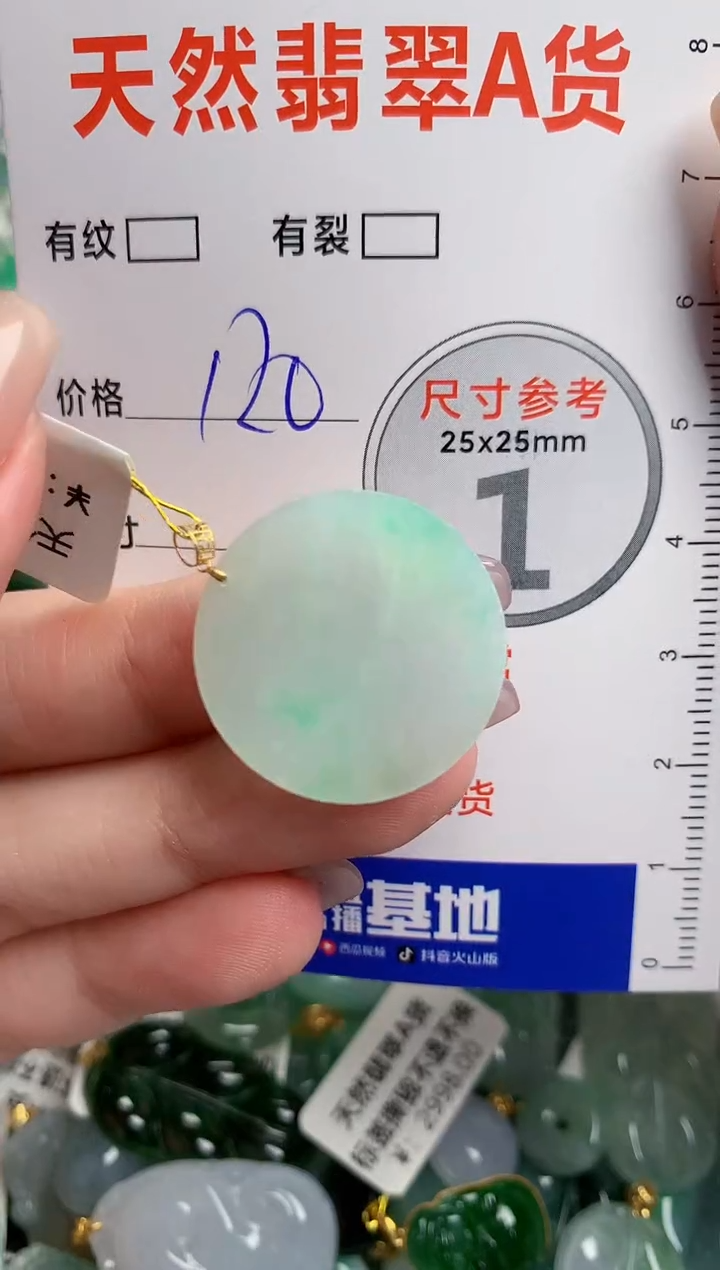 翡翠18K金镶嵌颈饰0247375030