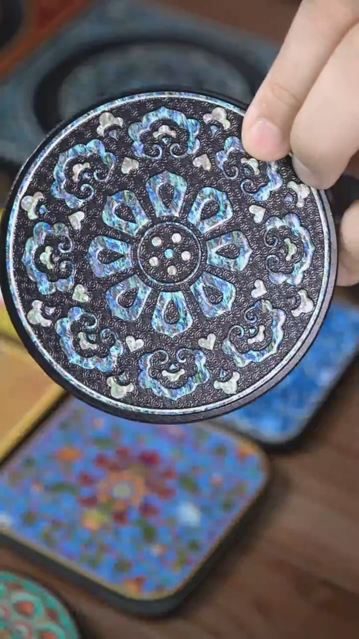 壹藏贰宝幻夜杯垫一片