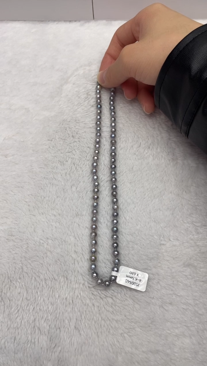 【闪购商品】海水珍珠颈饰未镶嵌AK真多麻6-6.5mm（多样性发一）