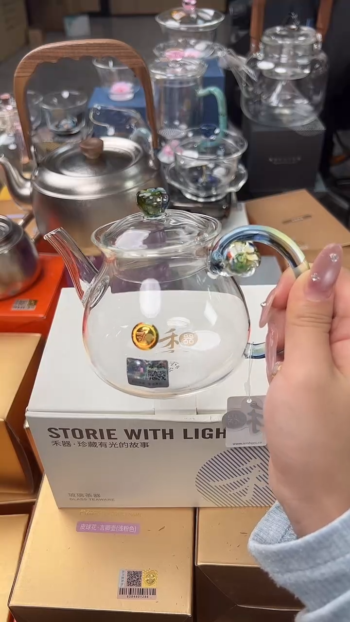 @@禾器幻彩清莲壶迷翠