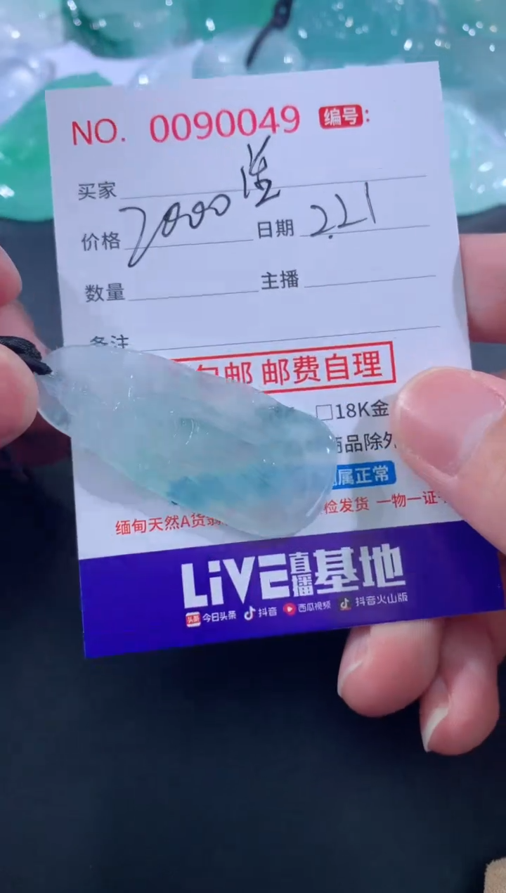 【闪购商品】翡翠颈饰未镶嵌活