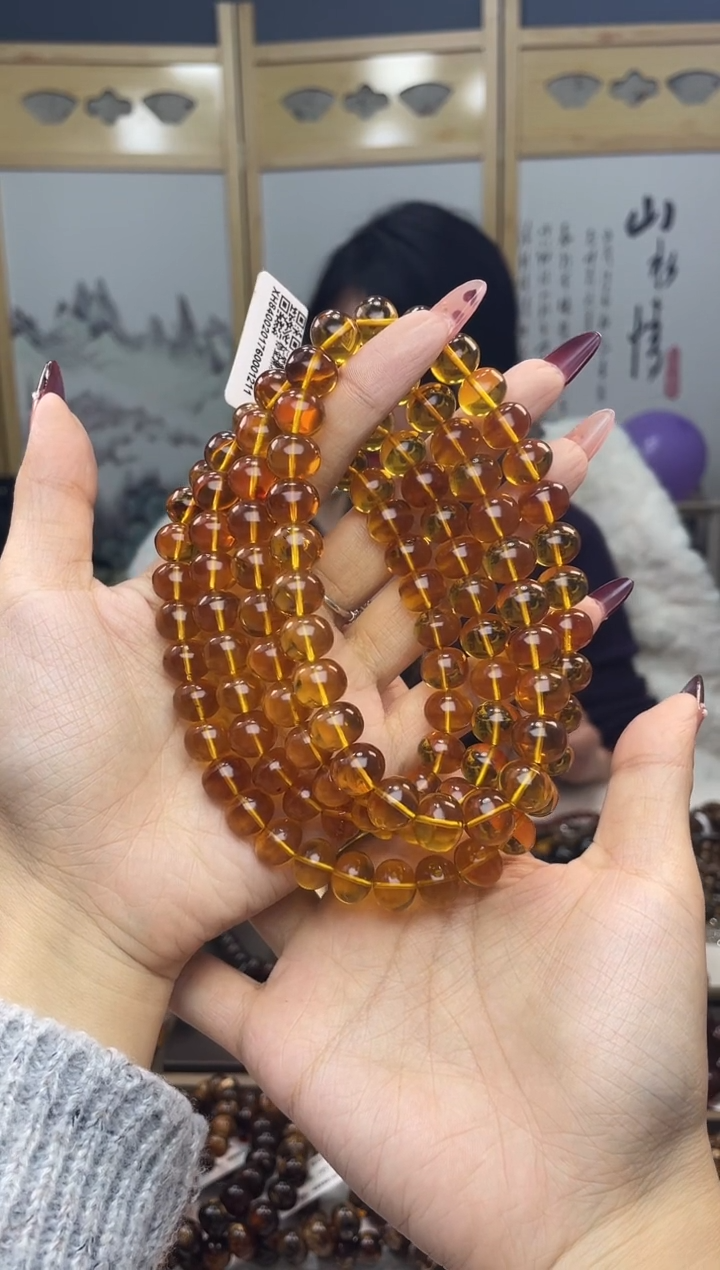 【闪购商品】琥珀裸石未镶嵌11+金珀108
