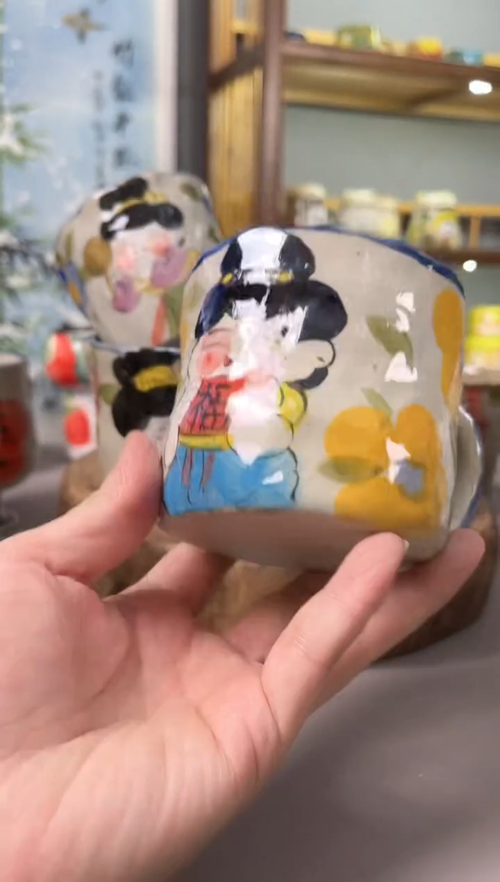 【闪购商品】瓷片景德镇手绘高温釉下彩