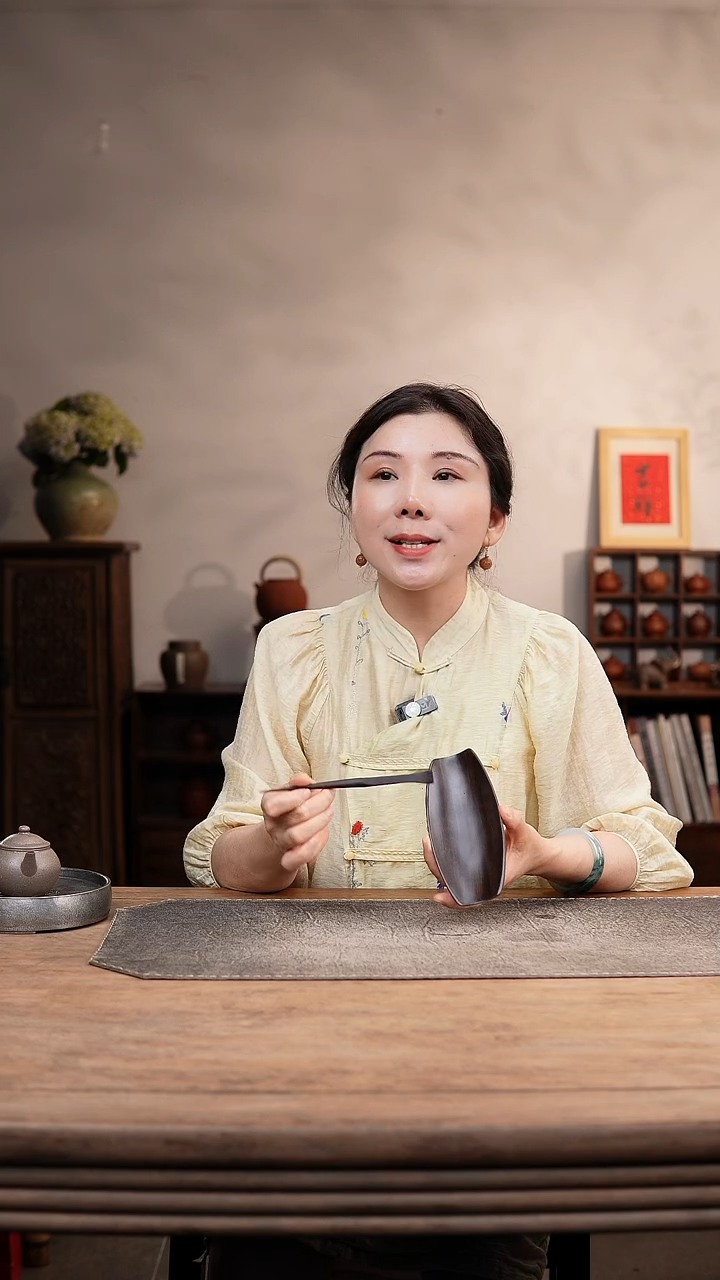 紫砂茶宠黑檀木茶则