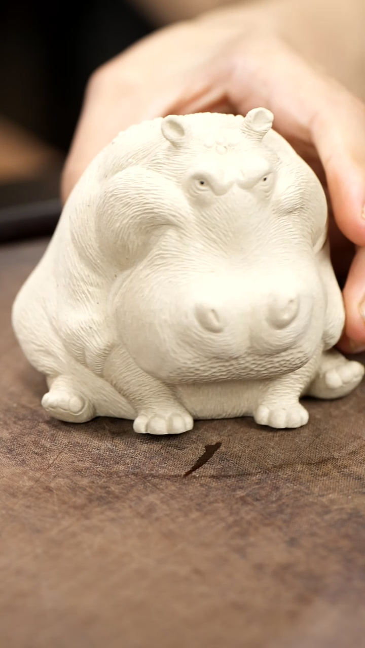 紫砂茶宠紫砂河马