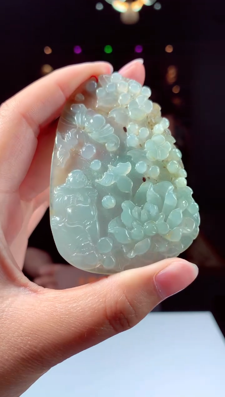【闪购商品】定制翡翠未镶嵌天然A货翡翠（拍一发一）