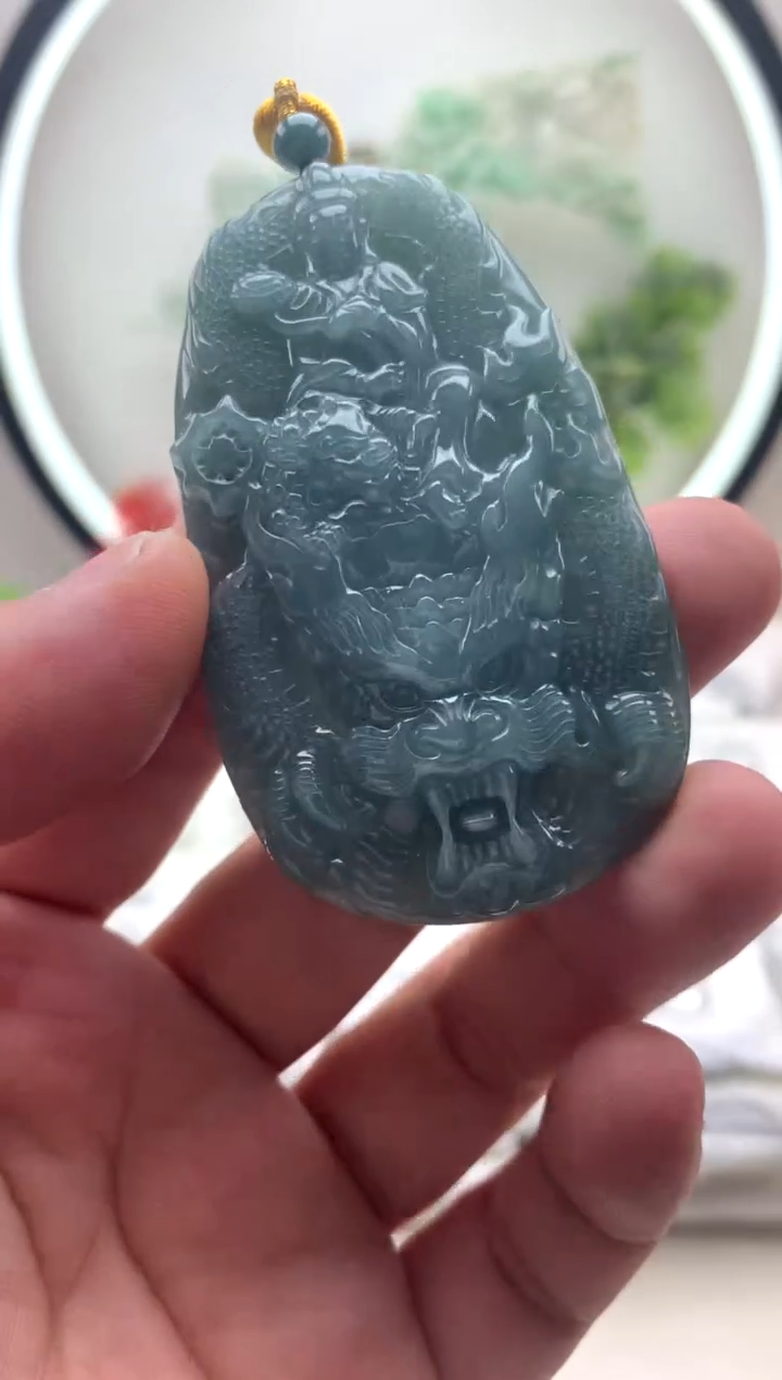 颈饰未镶嵌翡翠文殊