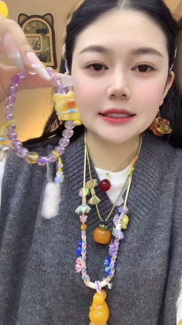 砖雕大喜喜时尚穿搭饰品