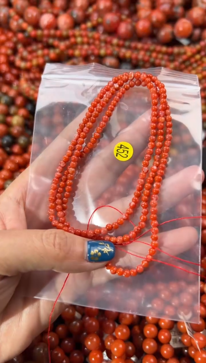 未镶嵌手串南红玛瑙3+