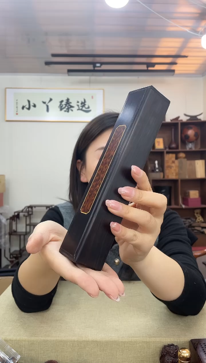 乌木类561紫光檀香盒木木木