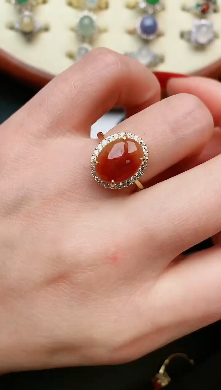 【闪购商品】翡翠戒指银S925镶嵌.....