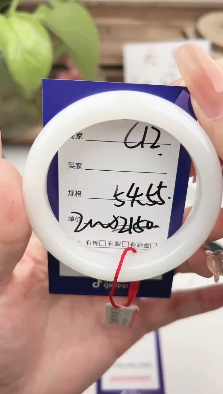 未镶嵌手镯和田玉微色差C12