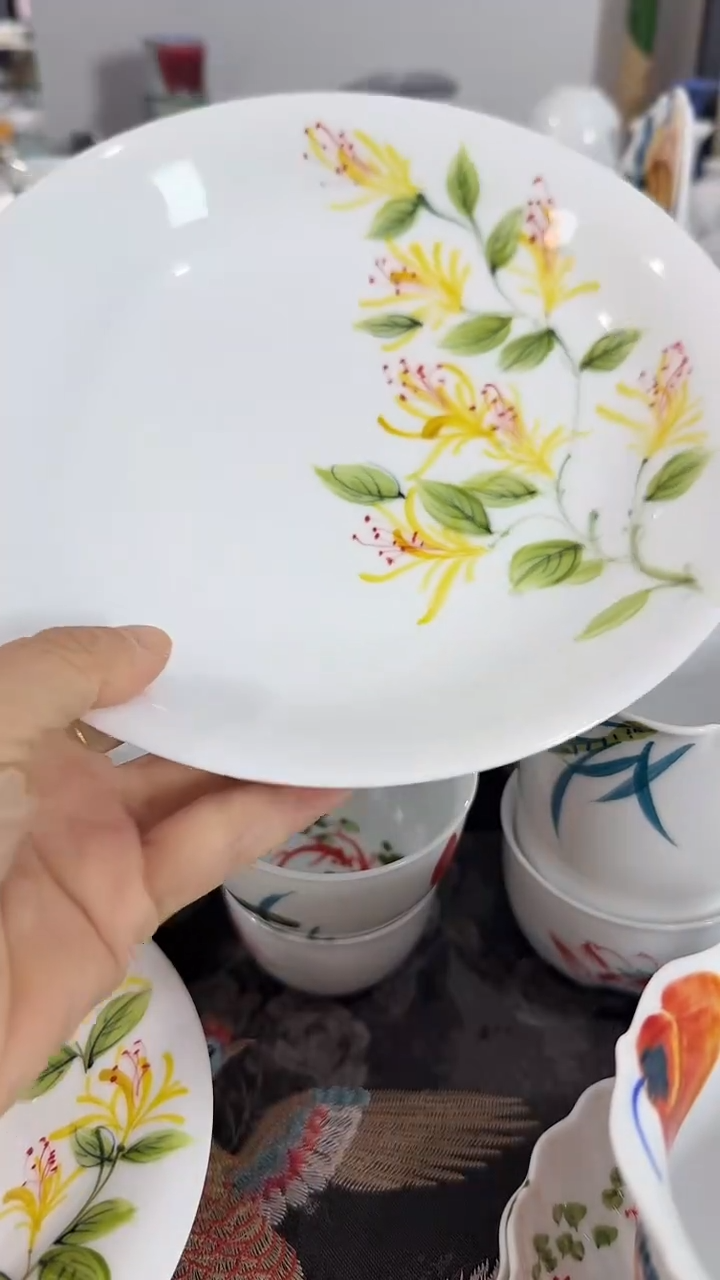 摆件陶瓷景德镇高温瓷（美玉深盘）