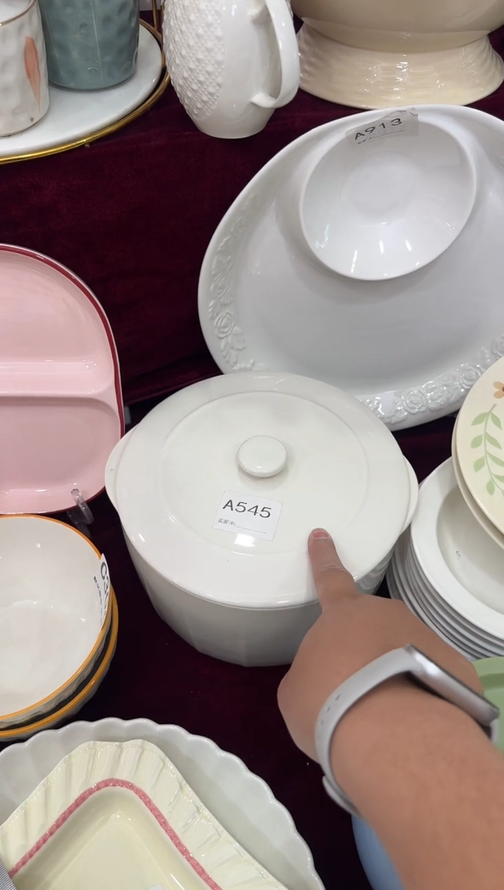 摆件陶A545    库存陶瓷餐具微瑕