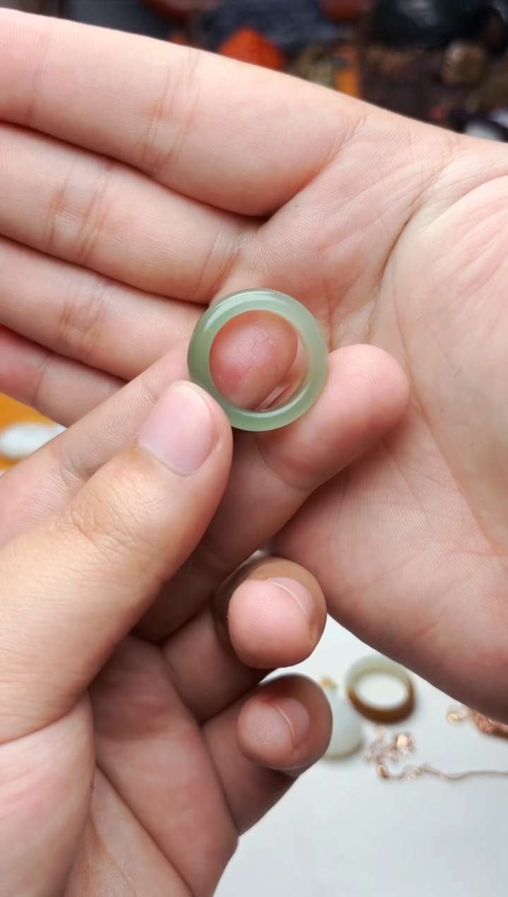 【闪购商品】和田玉戒圈未镶嵌戒圈01